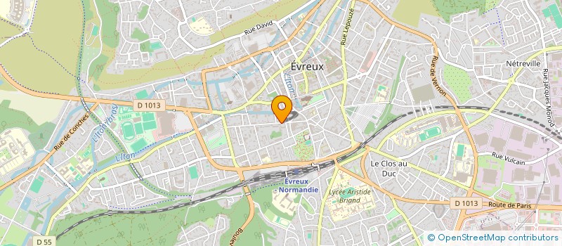 localisation de l'entreprise DELTA INVESTISSEMENT  EVREUX