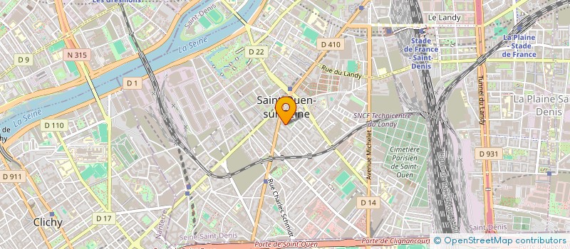 localisation de l'entreprise DELTA IT SECURITY à SAINT-OUEN-SUR-SEINE