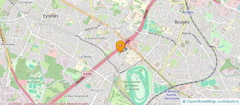 localisation de l'entreprise DELTA KEYS  EYSINES