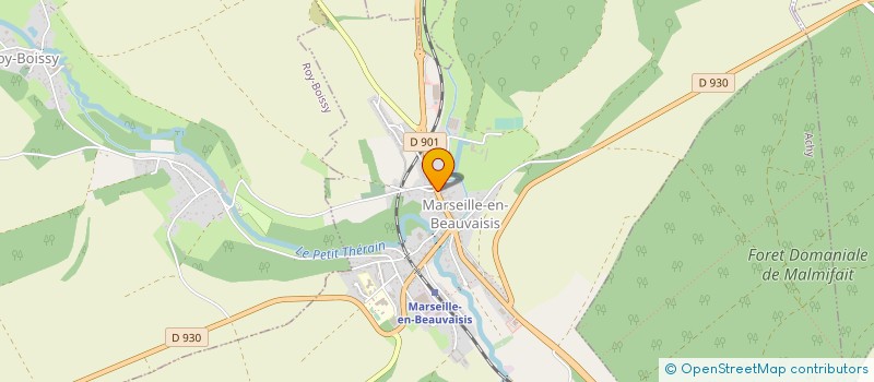 localisation de l'entreprise DELTA LH  BEAUVAIS