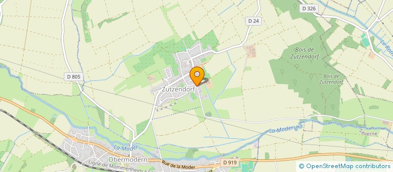 localisation de l'entreprise DELTA LINE à OBERMODERN-ZUTZENDORF