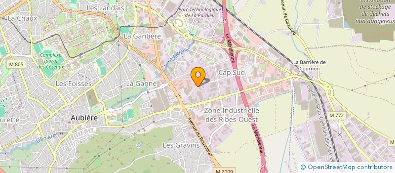 localisation de l'entreprise DELTA LOCATIONS  AUBIERE