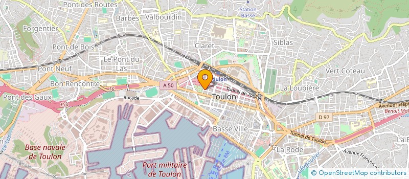 localisation de l'entreprise DELTA MAISON  TOULON