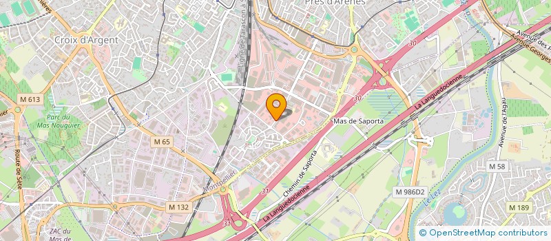 localisation de l'entreprise DELTA MARIGNY DIFFUSION à MONTPELLIER