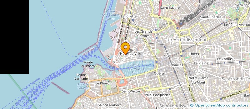 localisation de l'entreprise DELTA MEDITERRANNEE BATIMENT à MARSEILLE