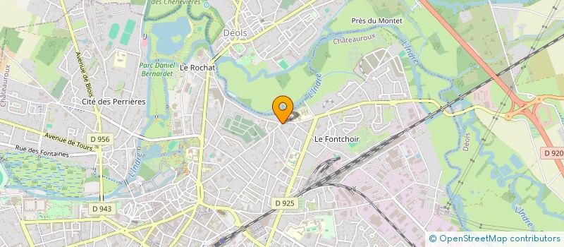 localisation de l'entreprise DELTA MENAGER 36 à CHATEAUROUX
