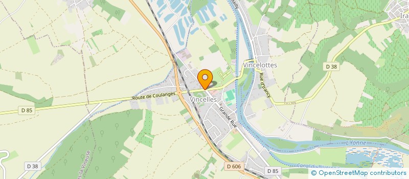 localisation de l'entreprise DELTA MICS à VINCELLES