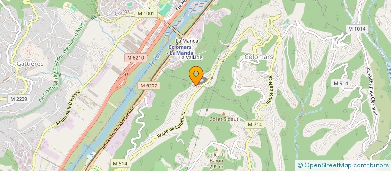 localisation de l'entreprise DELTA MOTORS  COLOMARS