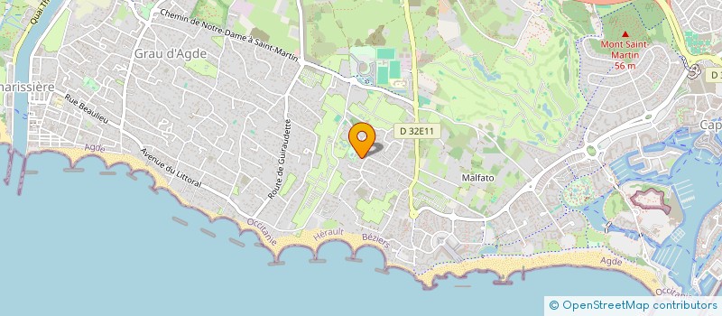 localisation de l'entreprise DELTA MULTIMEDIA FRANCE  AGDE