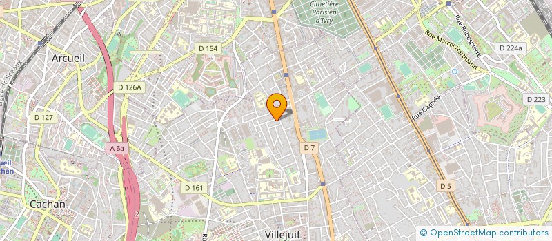 localisation de l'entreprise DELTA MUNCH à VILLEJUIF