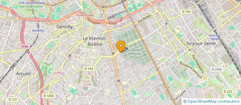 localisation de l'entreprise DELTA NETWORKS  LE KREMLIN-BICETRE
