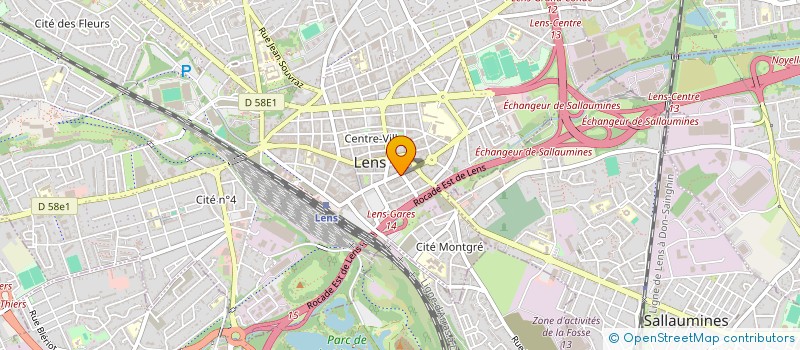 localisation de l'entreprise DELTA NOTAIRES  LENS