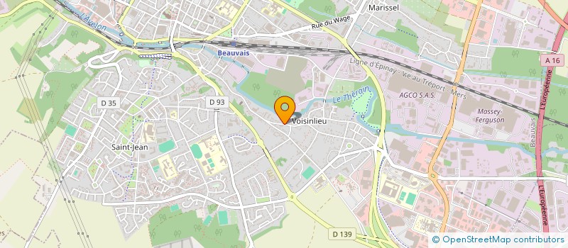 localisation de l'entreprise DELTA ONE  BEAUVAIS