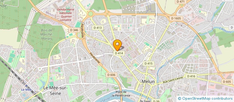 localisation de l'entreprise DELTA OPTIQUE  MELUN
