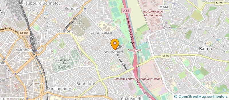 localisation de l'entreprise DELTA PATRIMOINE FINANCE SERVICES à TOULOUSE