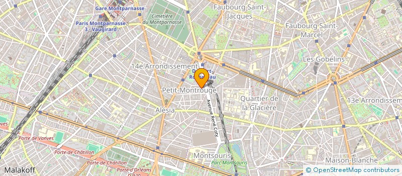 localisation de l'entreprise DELTA PEINTURE  PARIS