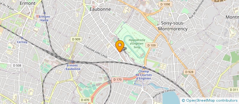 localisation de l'entreprise DELTA PIZZA à EAUBONNE