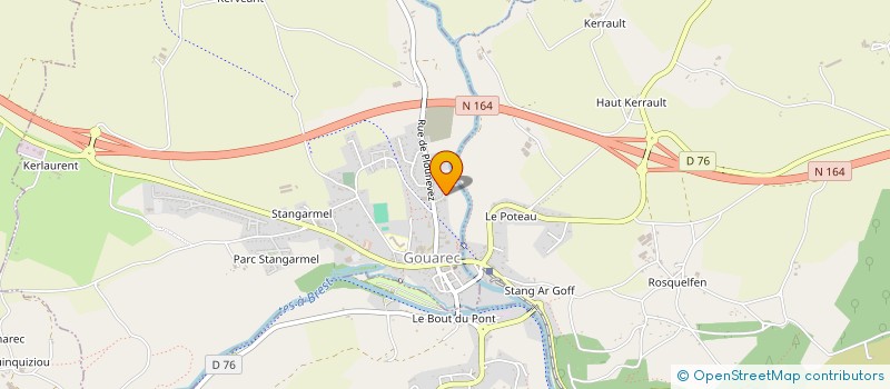 localisation de l'entreprise DELTA PLANE  GOUAREC