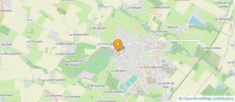 localisation de l'entreprise DELTA PLOMBERIE à SAINT-MARS-DU-DESERT