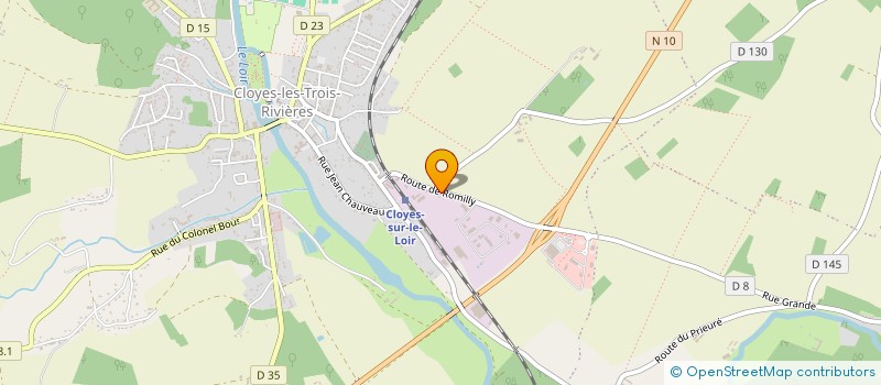 localisation de l'entreprise DELTA PLUS à CLOYES-LES-TROIS-RIVIERES