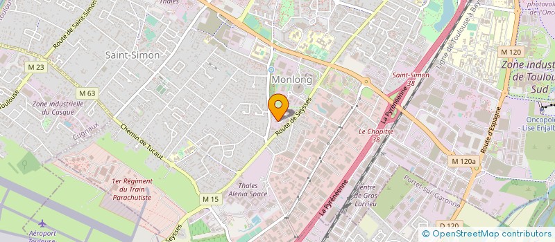 localisation de l'entreprise DELTA PLUS  TOULOUSE