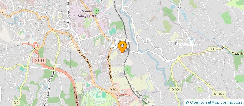 localisation de l'entreprise DELTA PLUS ENGINEERING à GRASSE