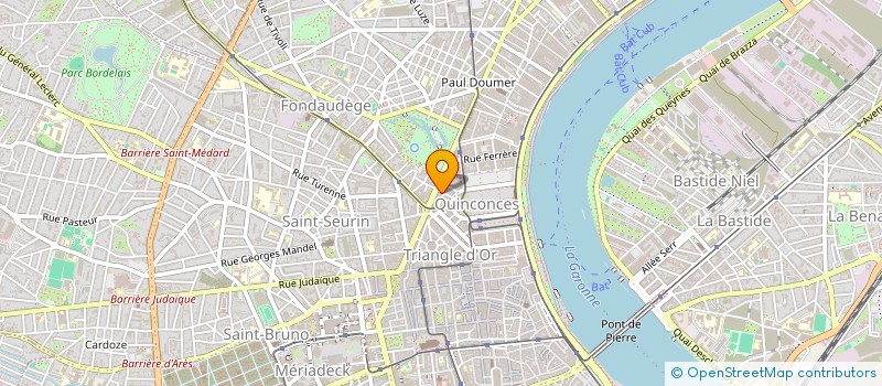 localisation de l'entreprise DELTA PLUS MARKETING à BORDEAUX