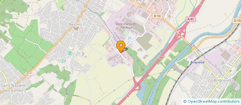 localisation de l'entreprise DELTA PLUS SYSTEMS à BERNIN