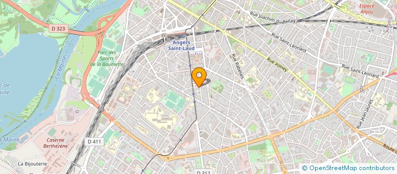 localisation de l'entreprise DELTA PLV à ANGERS