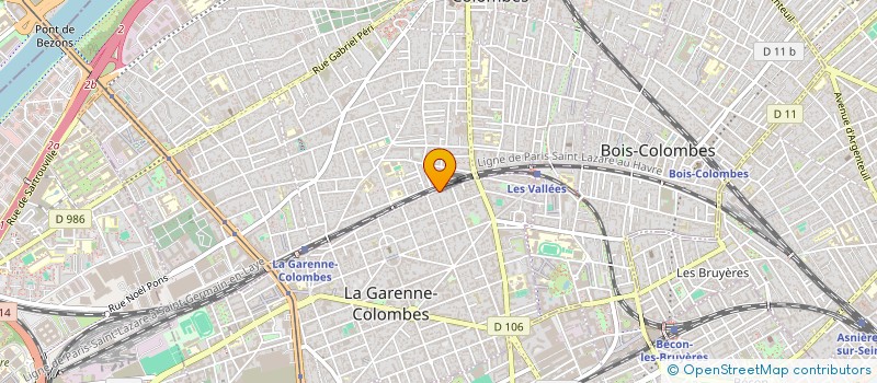 localisation de l'entreprise DELTA POSE à LA GARENNE COLOMBES