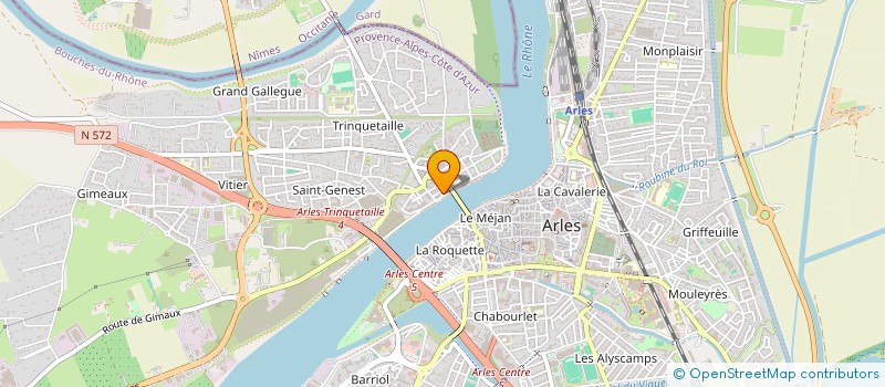 localisation de l'entreprise DELTA PRESSE MEDITERRANNEE  ARLES