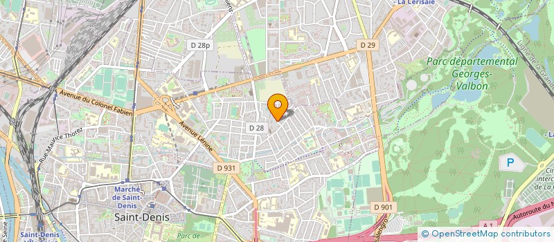 localisation de l'entreprise DELTA PRIVATE SECURITY à SAINT-DENIS