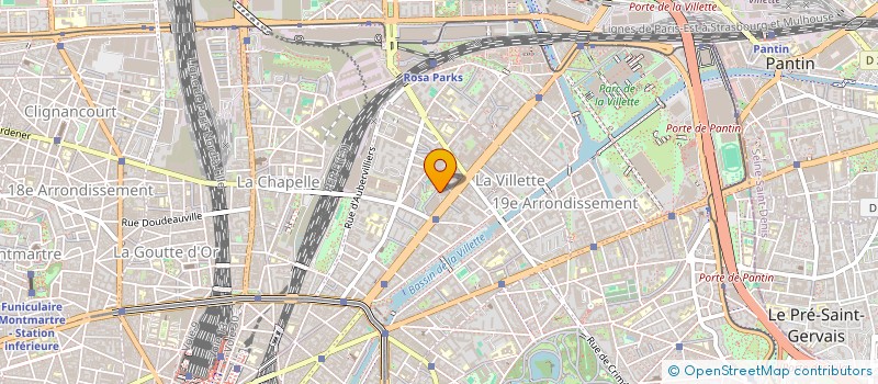 localisation de l'entreprise DELTA PRO  PARIS