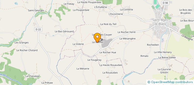 localisation de l'entreprise DELTA PROD EVENT  SAINT-MARC-LE-BLANC