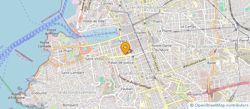 localisation de l'entreprise DELTA PROMOTION à MARSEILLE