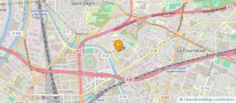 localisation de l'entreprise DELTA PROPRETE à SAINT-DENIS