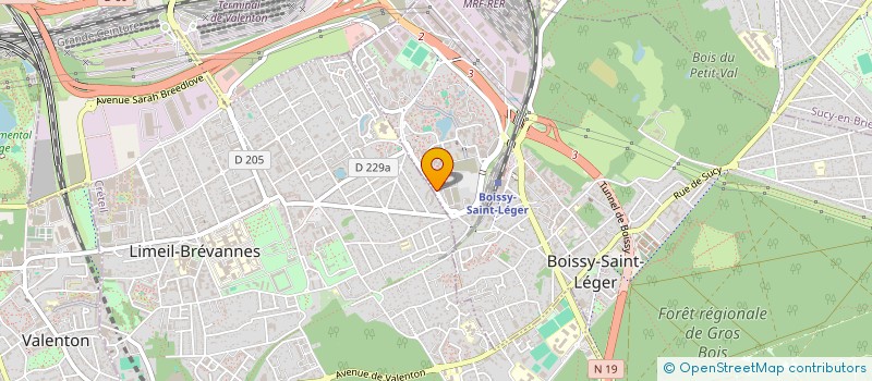 localisation de l'entreprise DELTA PROTECTION SECURITE à BOISSY-SAINT-LEGER