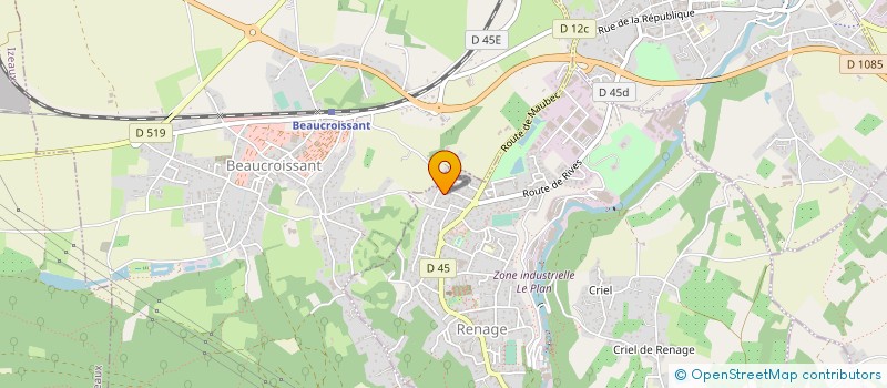 localisation de l'entreprise DELTA RECUP  RENAGE