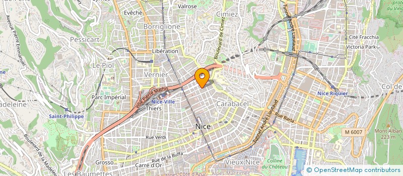 localisation de l'entreprise DELTA RENOV à NICE