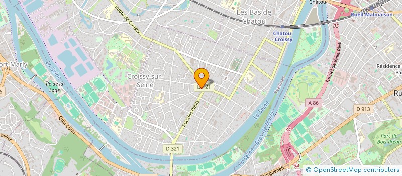 localisation de l'entreprise DELTA RENOVATION à CROISSY-SUR-SEINE