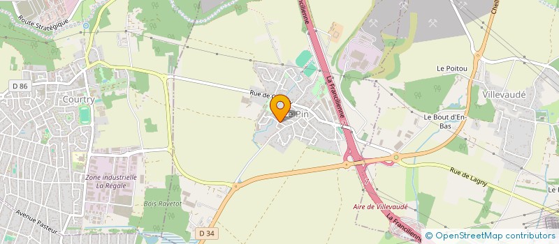 localisation de l'entreprise DELTA REPARTITION  LE PIN