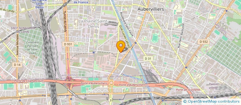 localisation de l'entreprise DELTA RETAIL  AUBERVILLIERS