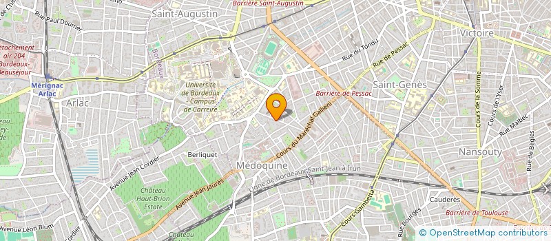 localisation de l'entreprise DELTA ROCK  BORDEAUX