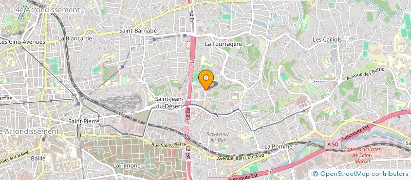 localisation de l'entreprise DELTA S2 à AUBAGNE