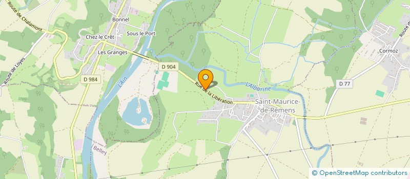 localisation de l'entreprise DELTA SANIT  SAINT-MAURICE-DE-REMENS