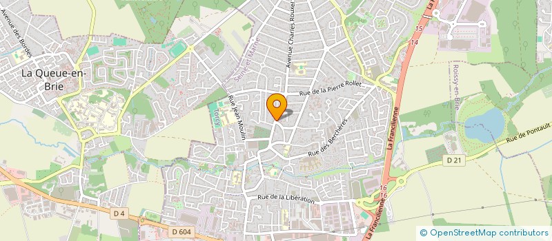 localisation de l'entreprise DELTA SECURITE à PONTAULT-COMBAULT