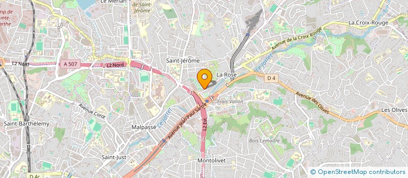 localisation de l'entreprise DELTA SERTEC à MARSEILLE