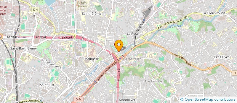 localisation de l'entreprise DELTA SERTEC DEVELOPPEMENT à MARSEILLE