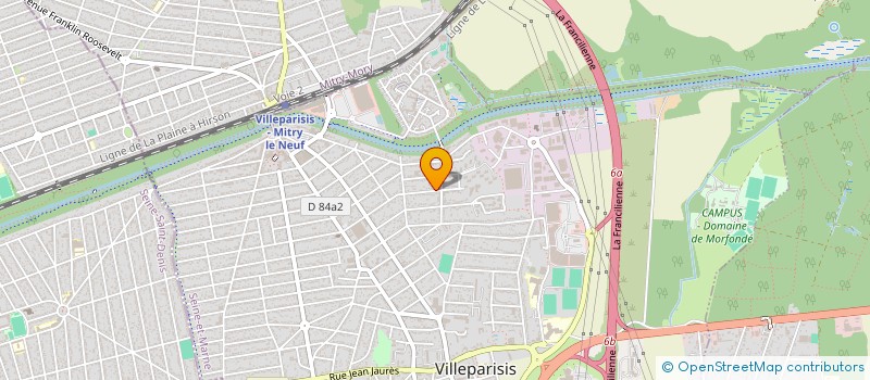 localisation de l'entreprise DELTA SERVICES à VILLEPARISIS