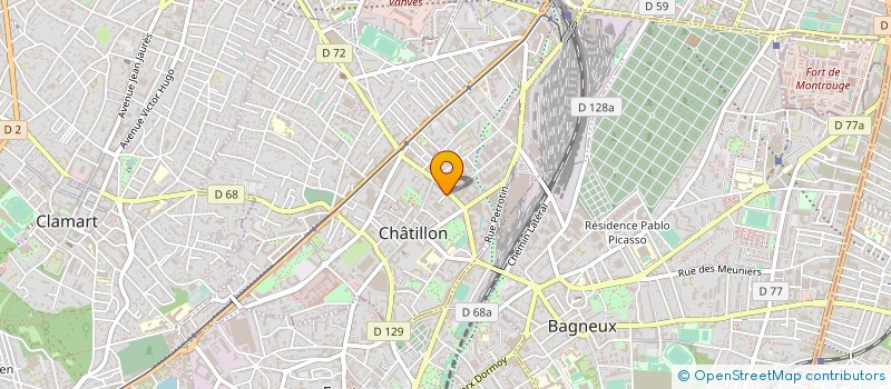 localisation de l'entreprise DELTA-SERVICES-EXPRESS à CHATILLON